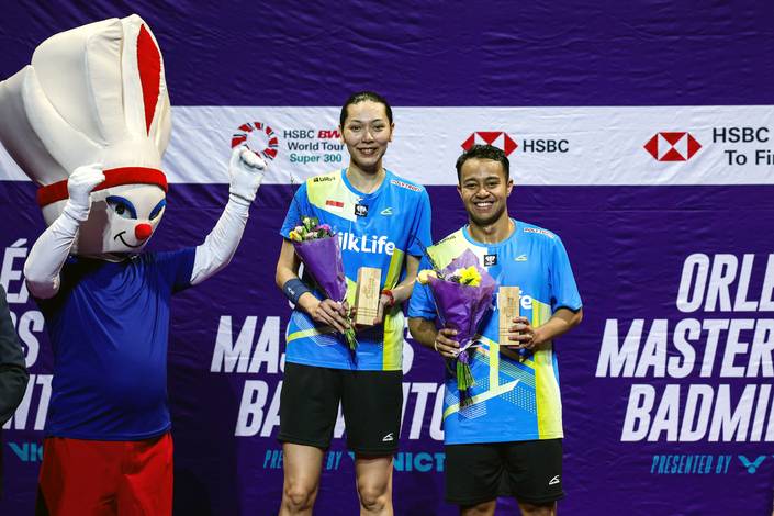 Rehan Naufal Kusharjanto/Gloria Emanuelle Widjaja (PBSI/Badmintonphoto/Raphael Sachetat) Rehan Naufal Kusharjanto/Gloria Emanuelle Widjaja (PBSI/Badmintonphoto/Raphael Sachetat)