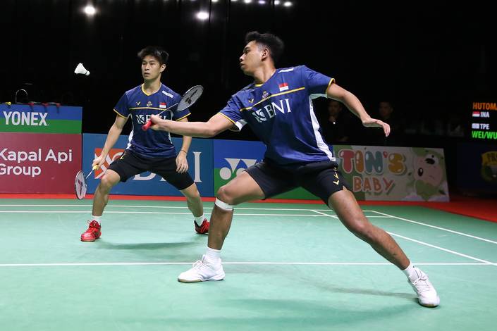 Teges Satriaji Cahyo Hutomo/Christopher David Wijaya (Humas PP PBSI) Teges Satriaji Cahyo Hutomo/Christopher David Wijaya (Humas PP PBSI)