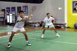 Muhammad Shohibul Fikri & Fajar Alfian (Djarum Badminton/Edward Luhukay)
