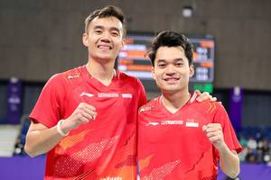 Bagas Maulana & Leo Rolly Carnando (Humas PP PBSI) Bagas Maulana & Leo Rolly Carnando (Humas PP PBSI)