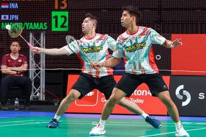 Sabar Karyaman Gutama/Moh Reza Pahlevi Isfahani (Humas PP PBSI)