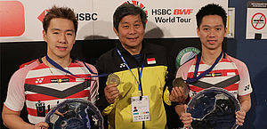 Herry IP dan Kevin Sanjaya Sukamuljo/Marcus Fernaldi Gideon