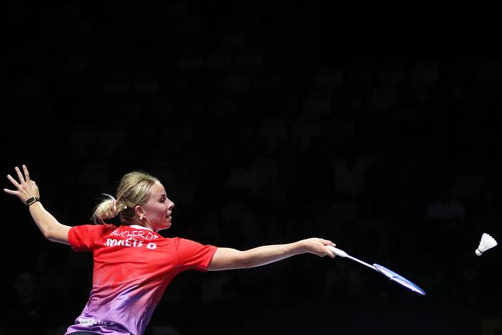 Mia Blichfeldt (Djarum Badminton/Edward Luhukay) Mia Blichfeldt (Djarum Badminton/Edward Luhukay)