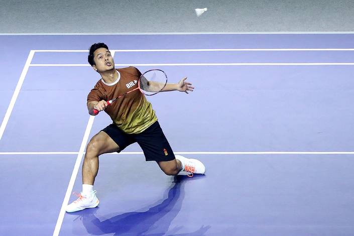 Anthony Sinisuka Ginting (Djarum Badminton/Edward Luhukay) Anthony Sinisuka Ginting (Djarum Badminton/Edward Luhukay)