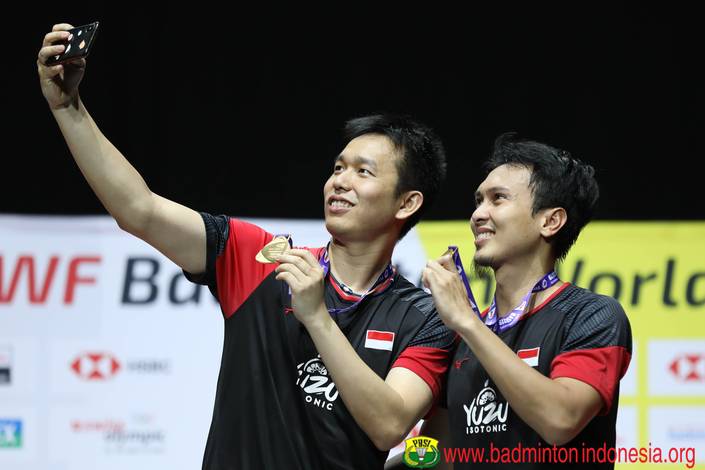 Hendra Setiawan/Mohammad Ahsan (Indonesia). Hendra Setiawan/Mohammad Ahsan (Indonesia).