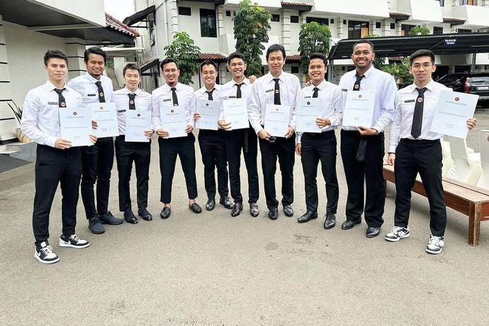 Sejumlah atlet dan mantan atlet nasional resmi diangkat menjadi PNS setelah melalui pendidikan pelatihan di Pusdiklat Tekfunghan (Dok. Fajar Alfian) Sejumlah atlet dan mantan atlet nasional resmi diangkat menjadi PNS setelah melalui pendidikan pelatihan di Pusdiklat Tekfunghan (Dok. Fajar Alfian)