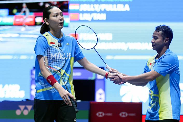 Gloria Emanuelle Widjaja & Rehan Naufal Kusharjanto (Humas PP PBSI) Gloria Emanuelle Widjaja & Rehan Naufal Kusharjanto (Humas PP PBSI)