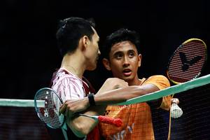 Jonatan Christie & Alwi Farhan (Humas PP PBSI)
