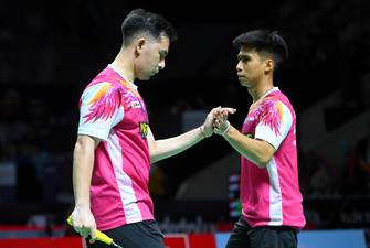 Sabar Karyaman Gutama/Moh Reza Pahlevi Isfahani (Djarum Badminton) Sabar Karyaman Gutama/Moh Reza Pahlevi Isfahani (Djarum Badminton)