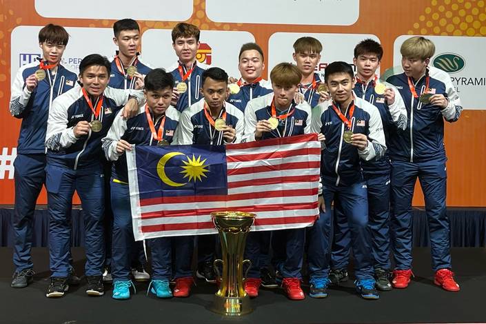 Tim putra Malaysia juara BATC 2022 (Badminton Asia) Tim putra Malaysia juara BATC 2022 (Badminton Asia)