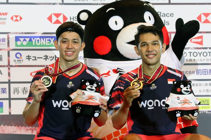 Muhammad Rian Ardianto & Fajar Alfian (Humas PP PBSI) Muhammad Rian Ardianto & Fajar Alfian (Humas PP PBSI)