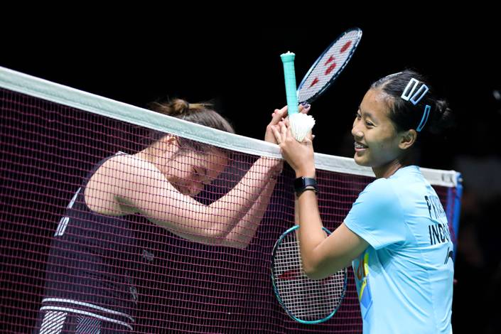 Ratchanok Intanon & Putri Kusuma Wardani (Humas PP PBSI) Ratchanok Intanon & Putri Kusuma Wardani (Humas PP PBSI)