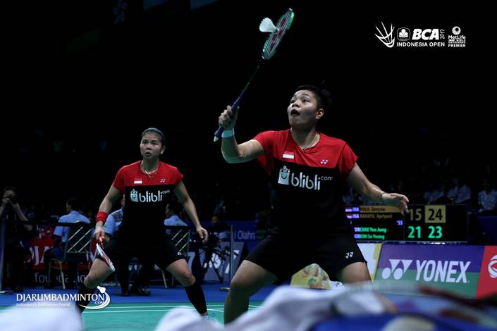 Greysia Polii/Apriyani Rahayu.