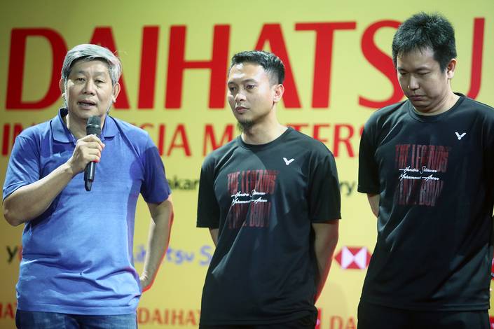 Herry Iman Pierngadi & Mohammad Ahsan/Hendra Setiawan (Djarum Badminton/Edward Luhukay) Herry Iman Pierngadi & Mohammad Ahsan/Hendra Setiawan (Djarum Badminton/Edward Luhukay)