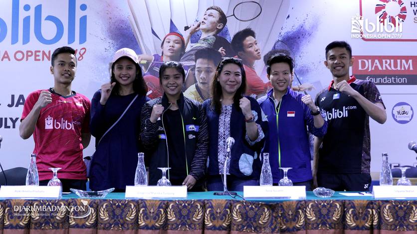 Konferensi Pers Blibli Indonesia Open 2018 Konferensi Pers Blibli Indonesia Open 2018