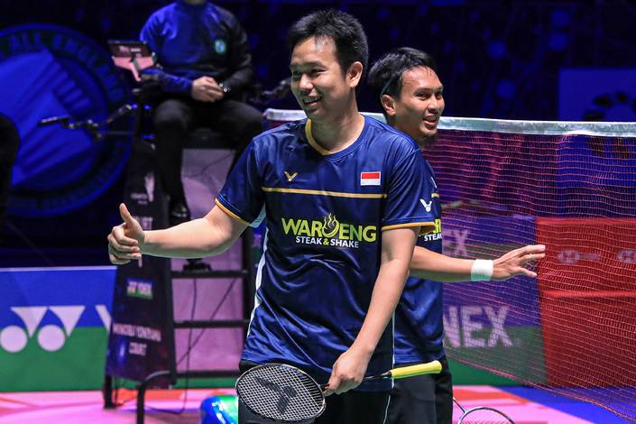 Hendra Setiawan & Mohammad Ahsan (Humas PP PBSI) Hendra Setiawan & Mohammad Ahsan (Humas PP PBSI)
