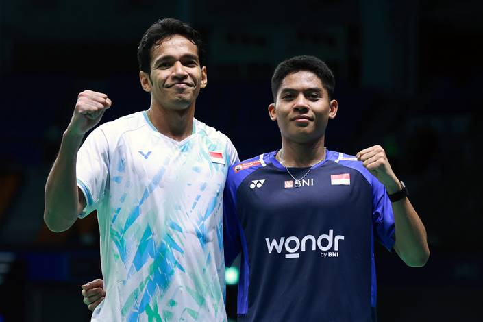Chico Aura Dwi Wardoyo & Moh. Zaki Ubaidillah (Humas PP PBSI)