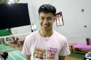 Dejan Ferdinansyah (Djarum Badminton/Edward Luhukay)