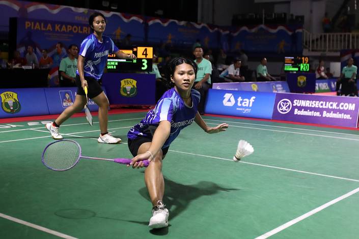 Aline Marissa/Safa Risaputri (Djarum Badminton/Edward Luhukay) Aline Marissa/Safa Risaputri (Djarum Badminton/Edward Luhukay)