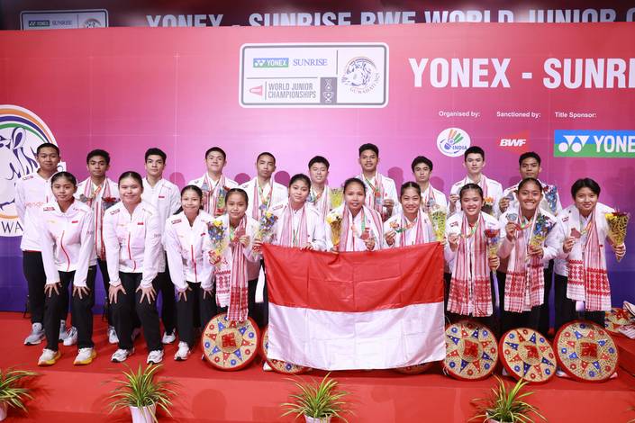 Indonesia Runner-up World Junior Mixed Team Championships 2025 (Humas PP PBSI) Indonesia Runner-up World Junior Mixed Team Championships 2025 (Humas PP PBSI)