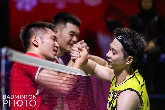 Lee Yang/Wang Chi-Lin & Kevin Sanjaya Sukamuljo (Badminton Photo/Erika Sawauchi) Lee Yang/Wang Chi-Lin & Kevin Sanjaya Sukamuljo (Badminton Photo/Erika Sawauchi)
