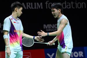 Raymond Indra/Nikolaus Joaquin (Djarum Badminton) Raymond Indra/Nikolaus Joaquin (Djarum Badminton)