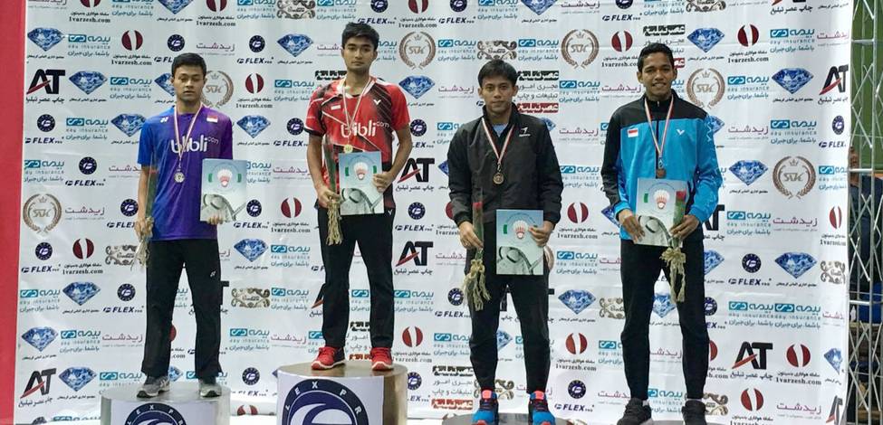 Podium Tunggal Putra Iran International Challenge 2017