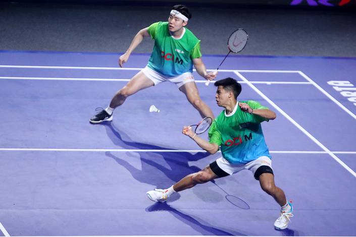 Seo Seung Jae/Sabar Karyaman Gutama (Djarum Badminton) Seo Seung Jae/Sabar Karyaman Gutama (Djarum Badminton)