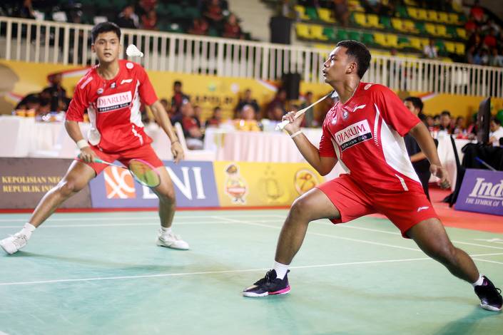 Anselmus Breagit Fredy Prasetya/Pulung Ramadhan (Djarum Badminton/Edward Luhukay) Anselmus Breagit Fredy Prasetya/Pulung Ramadhan (Djarum Badminton/Edward Luhukay)