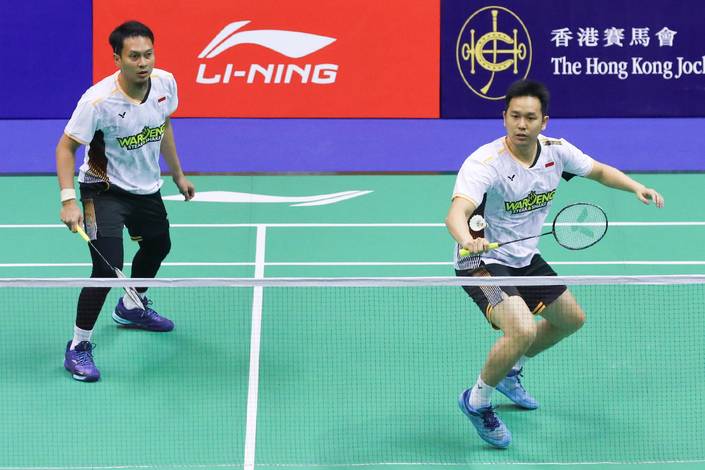 Mohammad Ahsan/Hendra Setiawan (Humas PP PBSI) Mohammad Ahsan/Hendra Setiawan (Humas PP PBSI)
