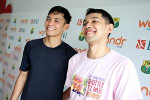 Muhammad Shohibul Fikri & Fajar Alfian (Djarum Badminton/Edward Luhukay)