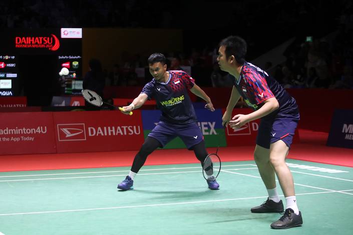 Mohammad Ahsan/Hendra Setiawan (Djarum Badminton/Edward Luhukay) Mohammad Ahsan/Hendra Setiawan (Djarum Badminton/Edward Luhukay)