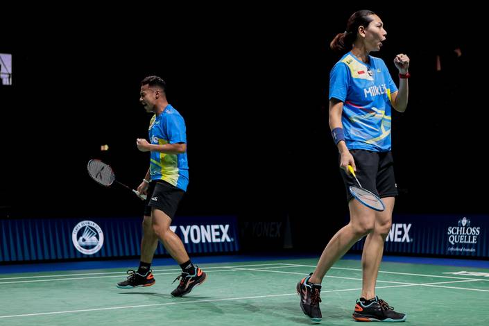 Rehan Naufal Kusharjanto/Gloria Emanuelle Widjaja (PBSI/Badmintonphoto/Yang Shaochen) Rehan Naufal Kusharjanto/Gloria Emanuelle Widjaja (PBSI/Badmintonphoto/Yang Shaochen)