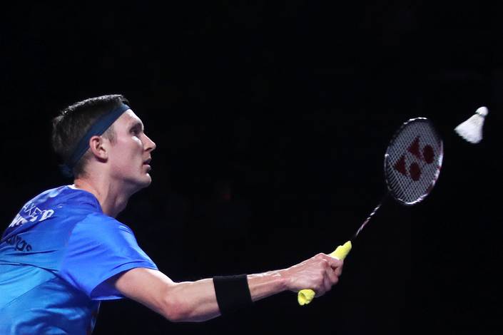 Viktor Axelsen (Djarum Badminton/Edward Luhukay) Viktor Axelsen (Djarum Badminton/Edward Luhukay)