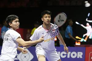 Dejan Ferdinansyah/Siti Fadia Silva Ramadhanti (Djarum Badminton/Edward Luhukay)