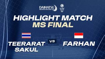 Indonesia Masters 2026 | MS Final | Panitchaphon TEERARATSAKUL (THA) vs Alwi FARHAN (INA) [8]