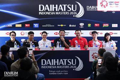 Suasana jumpa pers menjelang Indonesia...