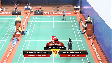 Andre Marteen (MUTIARA BANDUNG) VS Ryan Fajar Satrio (PB DJARUM) 