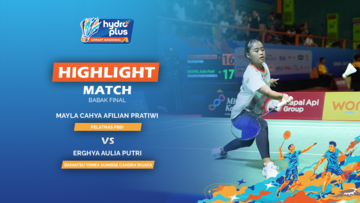 Highlight Final - Mayla Cahya Afilian Pratiwi (Pelatnas PBSI) vs Erghya Aulia Putri (Daihatsu Yonex SCW)