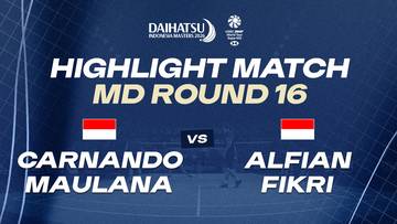 Indonesia Masters 2026 | MD R16 | CARNANDO / MAULANA (INA) vs ALFIAN / FIKRI (INA) [2]