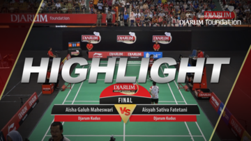 Aisha Galuh Maheswari (Djarum Kudus) VS Aisyah Sativa Fatetani (Djarum Kudus)