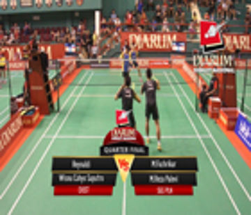 Reynaldi / Wisnu C.Saputro (EXIST) VS M Fachrikar / M.Reza Palevi (SGS PLN)