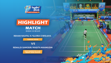 Highlight Match Day 3 - Rehan Naufal Kusharjanto / Gloria Emanuelle Widjaya (PB Djarum, Kudus) vs Renaldi Samosir / Masita Mahmudin (Exist BC/Berkat Abadi)