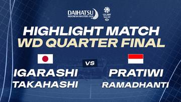Indonesia Masters 2026 | WD QF | IGARASHI / TAKAHASHI (JPN) vs PRATIWI / RAMADHANTI (INA)