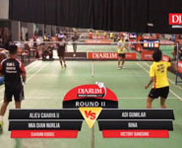 Aliev C/Mia D (Djarum Kudus) VS Adi G/Rina (Victory Bandung)
