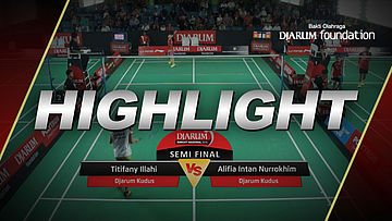 Alifia Intan Nurrokhim (Djarum Kudus) VS Titifany Illahi (Djarum Kudus)