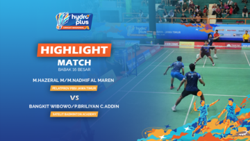 Highlight Match Day 4 - Muhammad Hazeral Masyhur / Muhammad Nadhif Al Maren (Pelatprov) vs Bangkit Wibowo / Panglimaku Briliyan Cahaya Addin (Satelit BA)
