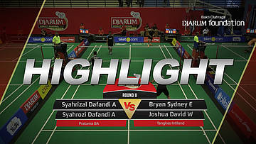Syahrizal Dafandi Arafixql/Syahrozi Dafandi Arafixqli (Pratama BA) VS Bryan Sydney Elohim/Joshua David Wardana (Tangkas Intiland)