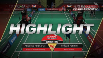 Angelica Febriana Timporok (Mutiara Cardinal Bandung) VS Imtiyaz Yasmin (Exist Jakarta)