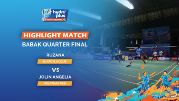 Highlight Match Day 4 - Ruzana (DJARUM, KUDUS) VS Jolin Angelia (PELATNAS PBSI)